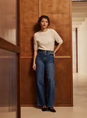 Jean wide Prune