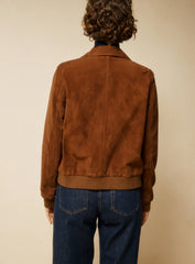 Veste en daim Zoe