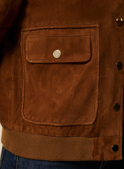 Veste en daim Zoe