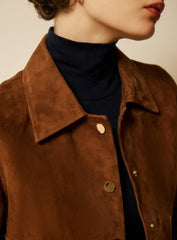 Veste en daim Zoe