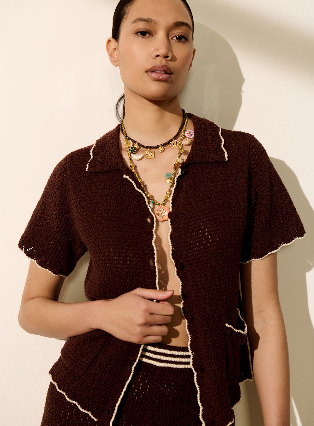 Chemise en maille Mina