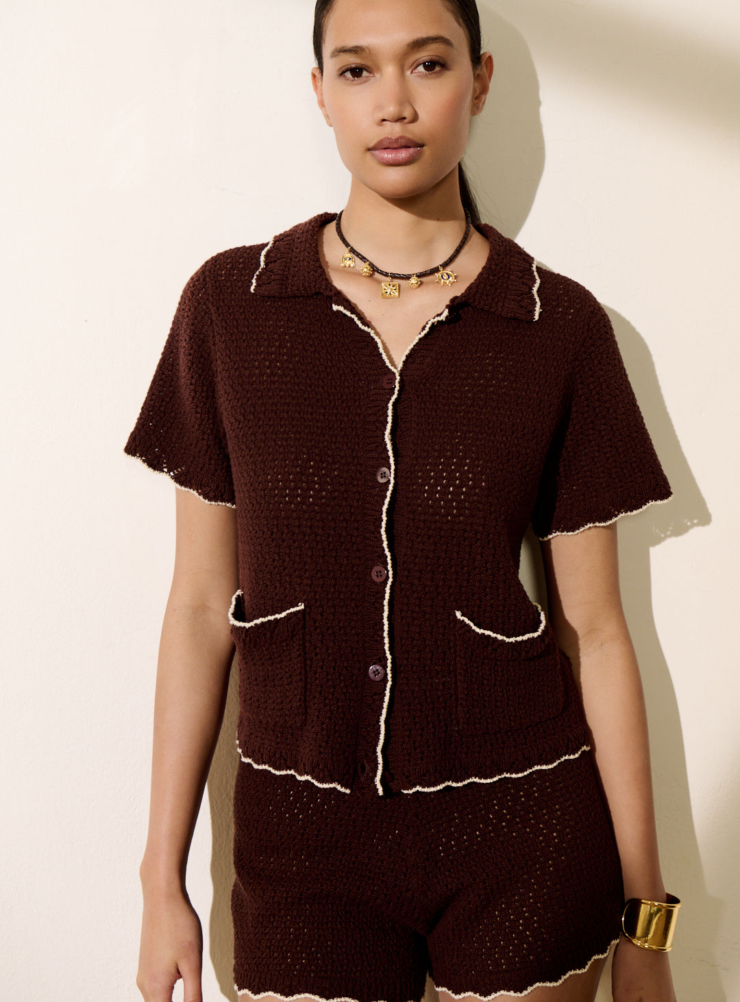 Chemise en maille Mina