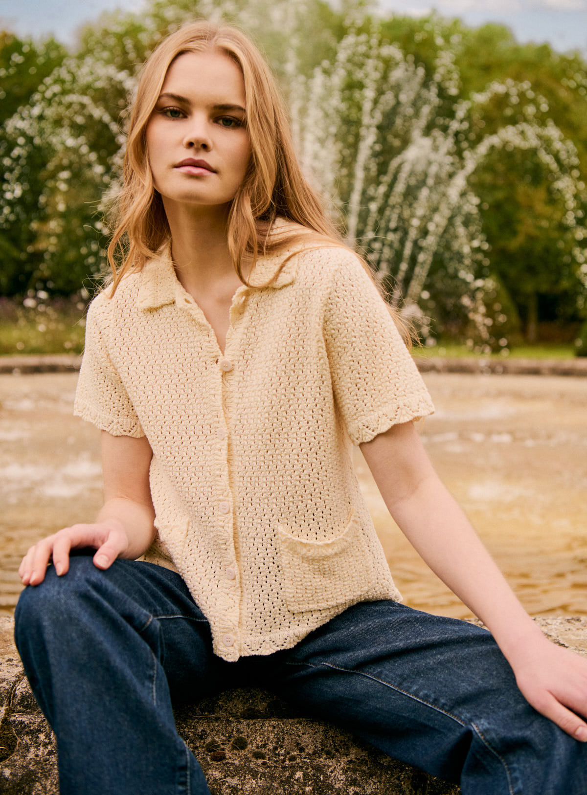 Chemise en maille Mina