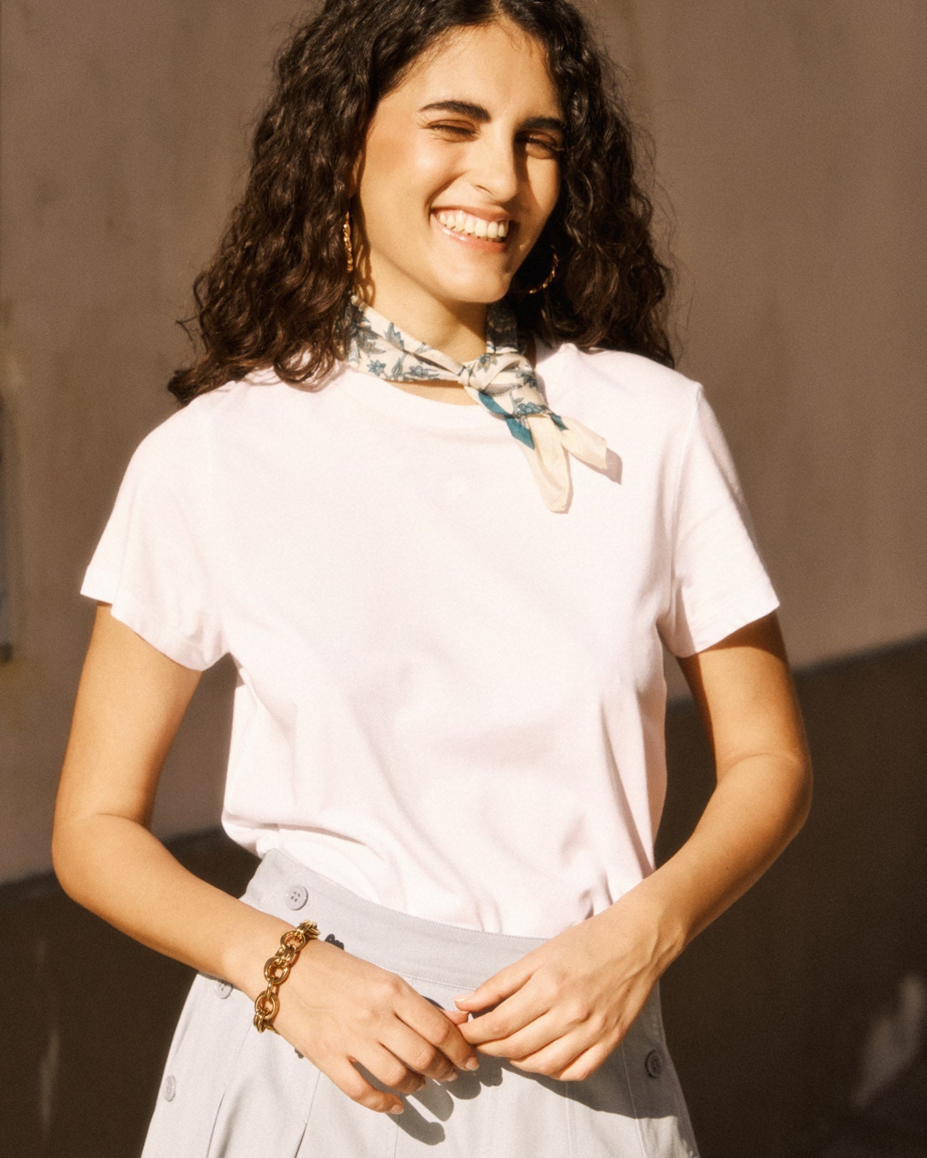 Foulard en soie Anda