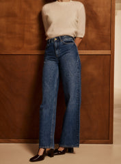 Jean wide Prune