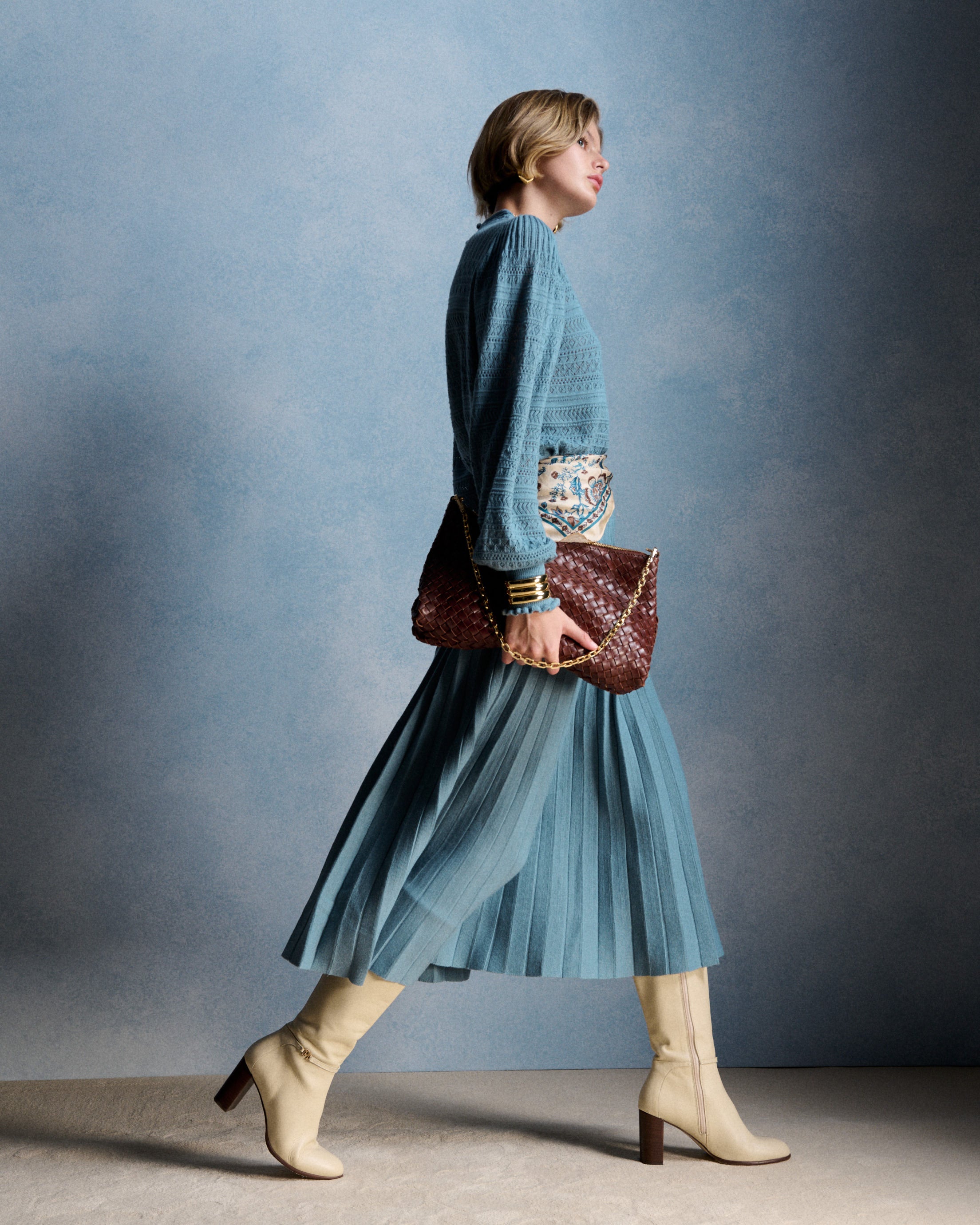 Sac Violette XL tressé