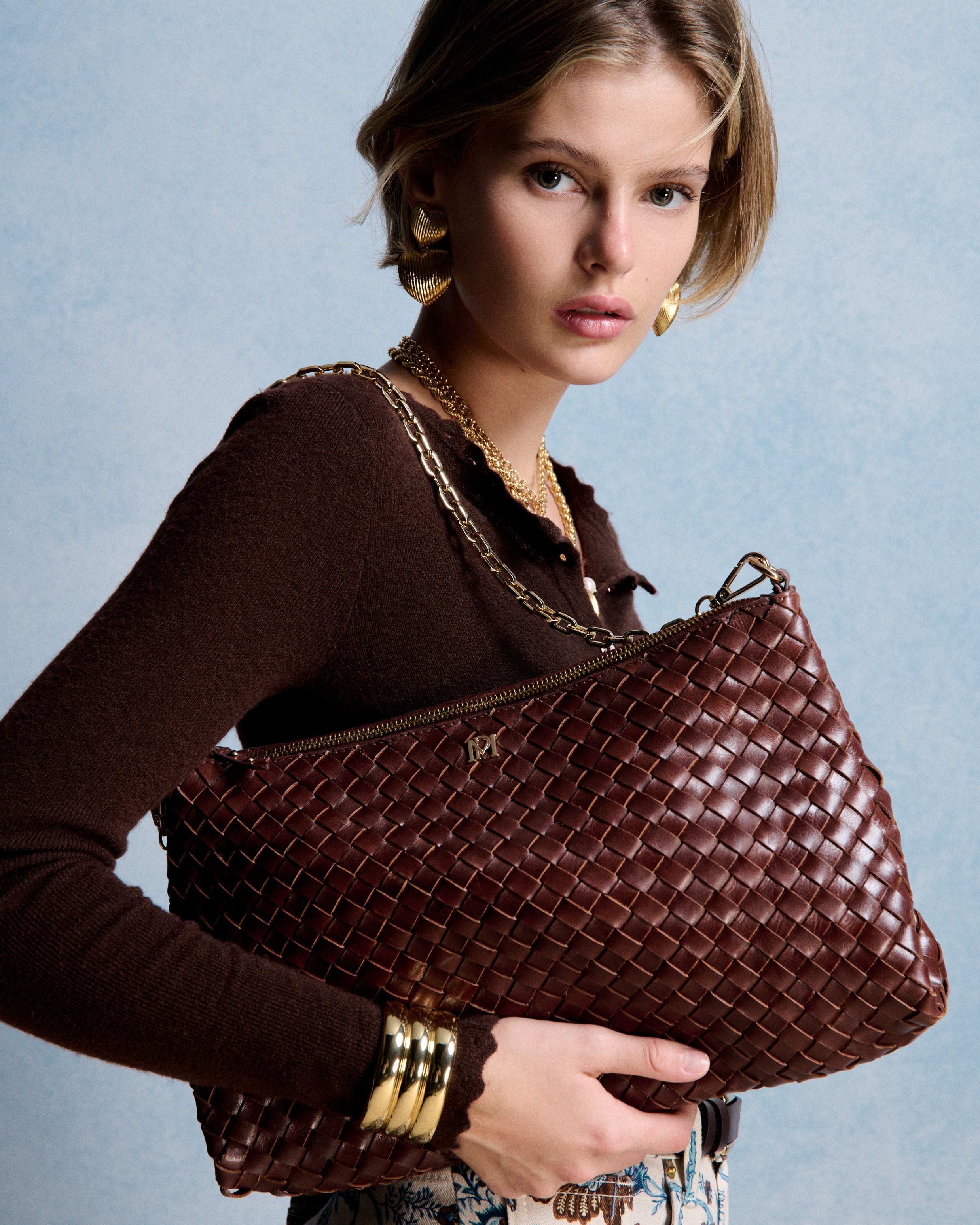 Sac Violette XL tressé