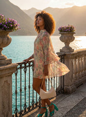 Robe en soie Romane