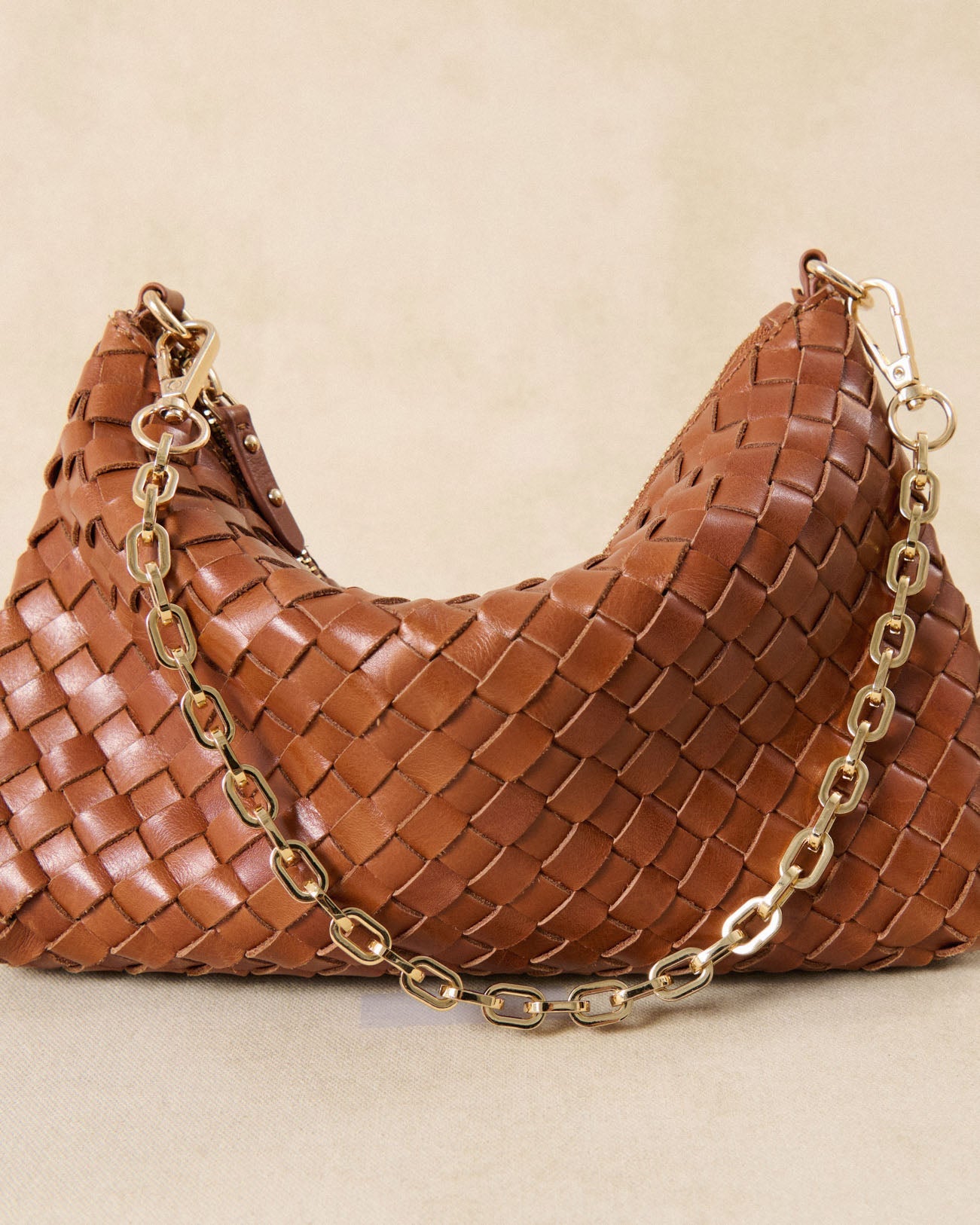 Sac Violette petit tressé