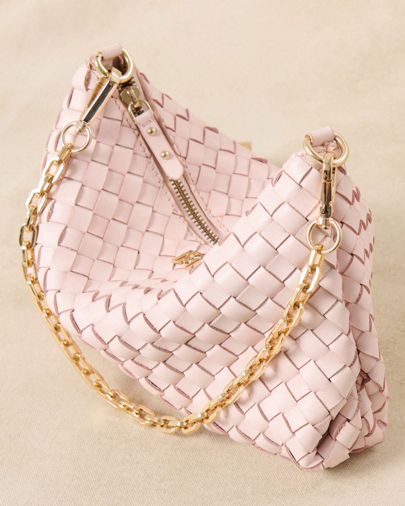 Sac Violette petit tressé