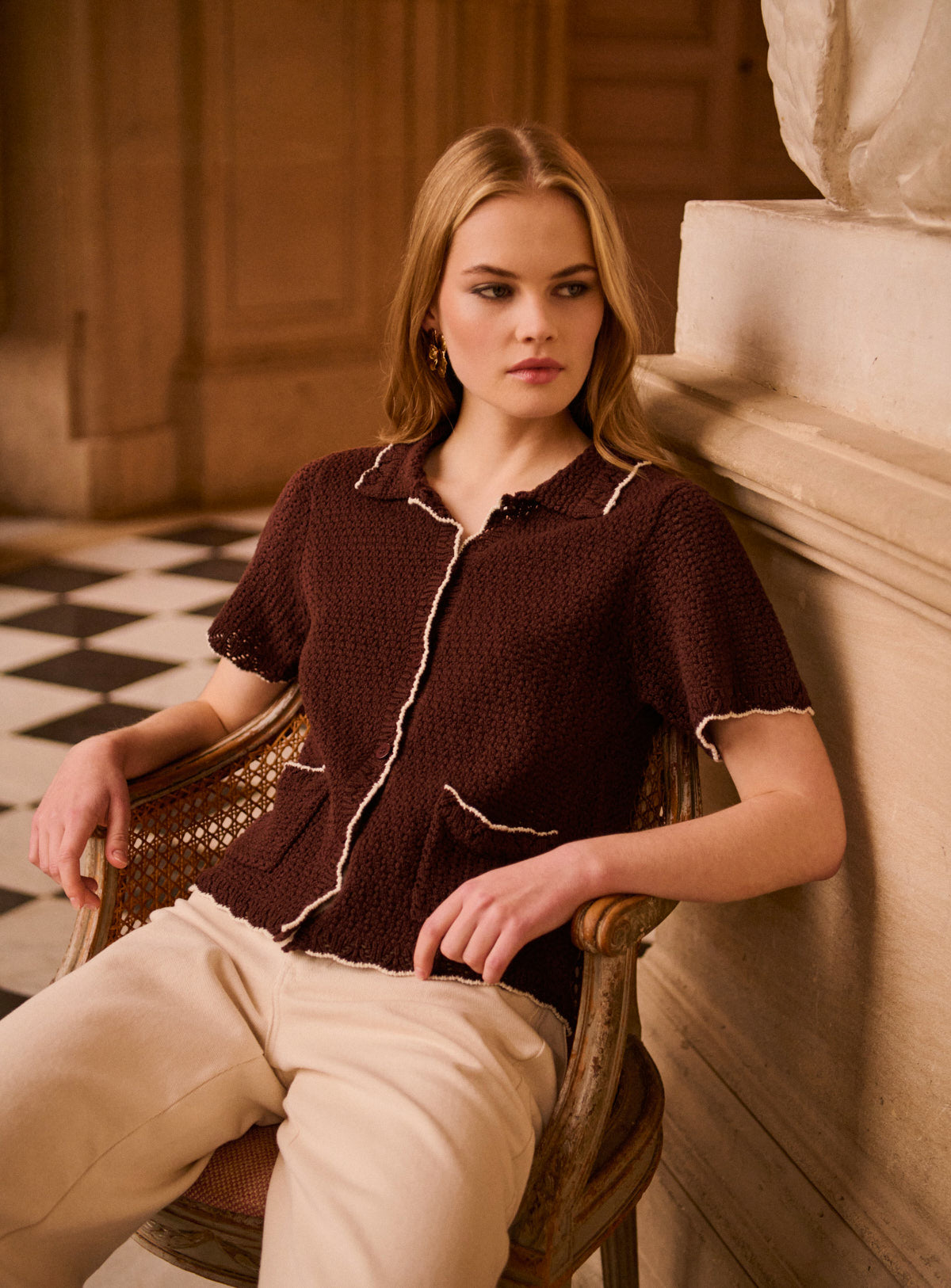 Chemise en maille Mina